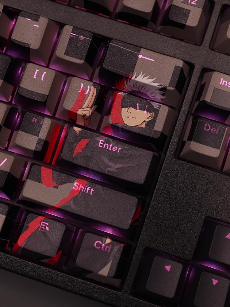 Amazon | じゅじゅつ カイセ PBT キーキャップ 五条悟 キャラクター